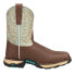 Фото #1 товара Corral Boots Farm & Ranch Square Toe Cowboy Womens Brown Casual Boots W5002