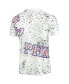 Men's White Philadelphia 76Ers Gold Foil Splatter Print T-shirt