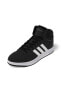 Фото #4 товара Кроссовки Adidas Hoops 3.0 Mid Cblack/ftwwht/gresix Gw3020