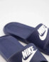 Nike Victori One sliders in white