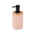 Soap Dispenser Pink Wood Resin Plastic (6 Units)