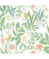 Фото #1 товара 21" x 396" Spring Garden Botanical Wallpaper