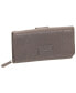 Women's Pebbled Collection RFID Secure Mini Clutch Wallet