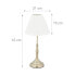 Фото #8 товара Tischlampe weiß gold