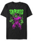 Фото #1 товара Marvel Men's Comic Collection Neon Steaming Skrull Short Sleeve T-Shirt