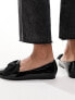 Фото #8 товара ASOS DESIGN Lake bow pointed ballet flats in black