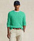 ფოტო #1 პროდუქტის Men's Cable-Knit Cotton Sweater