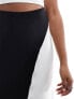 & Other Stories bias cut midi skirt in mono colour block MONO SCHWARZWEISS, 34 - фото #5