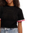 Фото #4 товара SCOTCH & SODA Pointelle Crop short sleeve T-shirt