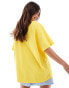 Фото #4 товара ASOS DESIGN oversized t-shirt with miami beach graphic in yellow