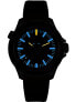 Фото #4 товара Мужские наручные часы с желтым силиконовым ремешком Traser H3 110331 P67 Diver Automatik T100 Grey 46mm 50ATM