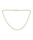 Yellow Gold Plated Stainless Steel Masculine Thin Box Chain Necklace 18 Inch 3mm