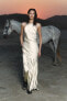 Фото #1 товара Платье из 100% шелка с горловиной халтер ZARA