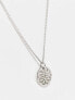 Фото #4 товара ASOS DESIGN chakra multirow necklace in silver tone