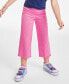 ფოტო #1 პროდუქტის Little Girls Textured Wide Leg Pants, Created for Macy's