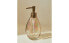 Shiny glass bathroom soap dispenser