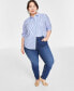 Фото #3 товара Women's Collared Button-Down Shirt, XXS-4X, Created for Macy’s