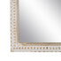 Настенное зеркало Белый Натуральный Стеклянный Древесина манго Деревянный MDF Вертикаль 60,9 x 3,8 x 152,4 cm