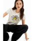 ფოტო #4 პროდუქტის Women's Daisy illustration T-shirt