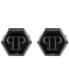 Фото #1 товара Запонки Philipp Plein Black Hexagon Cuff Links