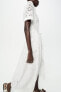 Фото #9 товара Платье-рубашка с вышивкой — zw collection ZARA