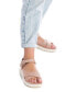 ფოტო #3 პროდუქტის Women's Flat Suede Sandals By XTI