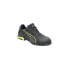 Puma Sicherheitsschuh Amsterdam Low Größe 45 schwarz/gelb S3 SRC EN ISO 20345 Nubukleder