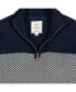 ფოტო #5 პროდუქტის Men's Half Zip Pullover Sweater