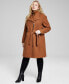 Фото #1 товара Womens Plus Size Belted Asymmetric Wrap Coat, Created for Macys