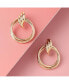 ფოტო #2 პროდუქტის Women's Gold Wrap Drop Earrings