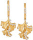 ფოტო #3 პროდუქტის Nude Diamond Flower Drop Earrings (3/8 ct. t.w.) in 14k Gold