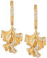 Фото #3 товара Nude Diamond Flower Drop Earrings (3/8 ct. t.w.) in 14k Gold