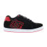Фото #1 товара DC Net 302361-BLR Mens Black Nubuck Lace Up Skate Inspired Sneakers Shoes