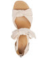 ფოტო #4 პროდუქტის Women's Yarrow Espadrille Wedge Sandals