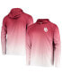 Фото #1 товара Men's Crimson Oklahoma Sooners Terminal Tackle Omni-Shade UPF 50 Long Sleeve Hooded T-shirt