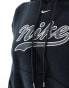 Nike Trend Phioenix fleece logo hoodie in black