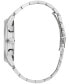 ფოტო #2 პროდუქტის Men's Chronograph Classic Stainless Steel Bracelet Watch 42mm