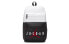 Фото #1 товара Рюкзак спортивный Jordan DA5202-100 черно-белый с логотипом «Летающий человек» арт. DA5202-100
