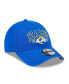 ფოტო #4 პროდუქტის Men's Royal Los Angeles Rams Outline 9FORTY Snapback Hat