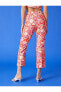 Kadın Giyim Pantolon Çiçekli Crop 2sak40025pw Pembe Desen