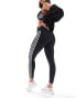 adidas Training Train Essentials 3 stripe leggings in black