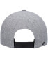 Фото #2 товара Big Boys and Girls Heathered Gray, Black Logo Twill Snapback Hat