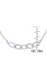 ფოტო #4 პროდუქტის Cubic Zirconia Oval Link Adjustable Bolo Bracelet
