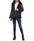 ფოტო #5 პროდუქტის Women's Faux-Shearling Asymmetric Moto Coat