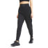 Puma Train Logo French Terry Boyfriend Jogger Plus Womens Black Athletic Casual