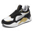 Фото #2 товара Puma RsX Peb Lace Up Womens Black, White Sneakers Casual Shoes 39212301
