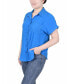 Фото #3 товара Women's Short Extended Sleeve Blouse