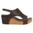 Фото #1 товара Corkys Carley Studded Wedge Womens Brown Casual Sandals 30-5316-CHSM