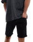 Jack & Jones five pocket short in black