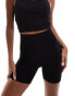 Фото #1 товара ASOS 4505 Icon 5 inch seamless rib legging short in black